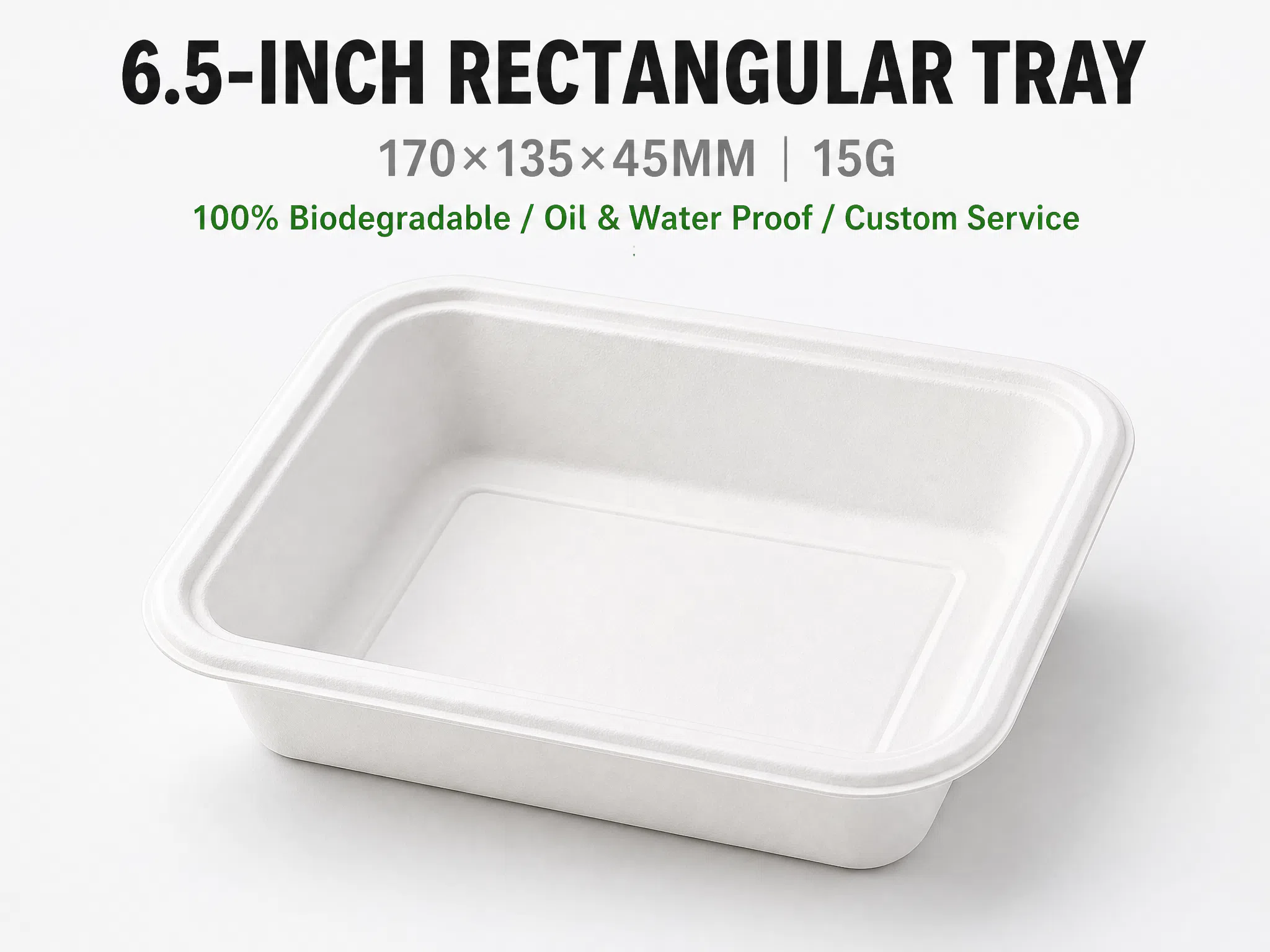 disposable pulp tray
