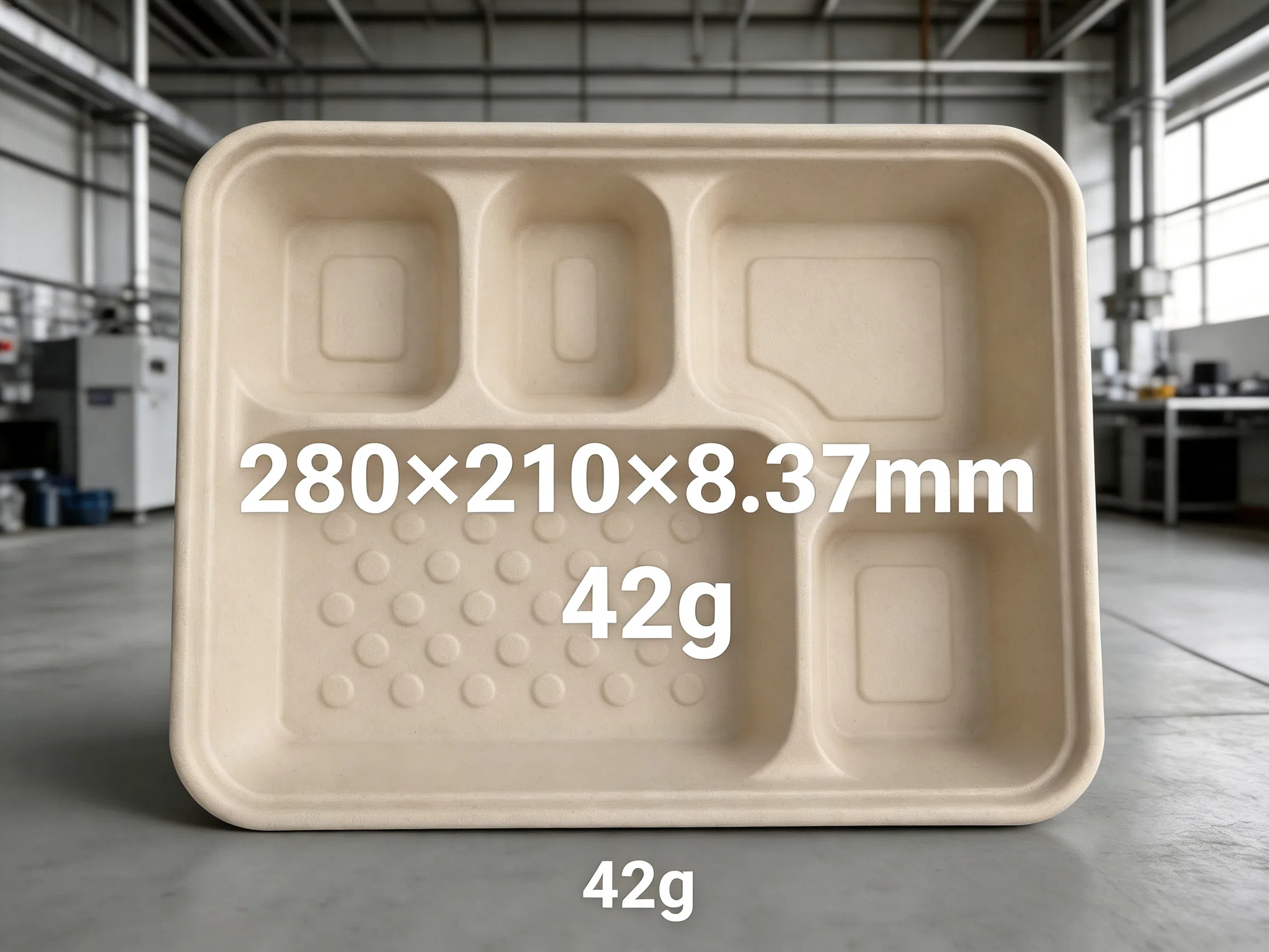 サトウキビバガス食品トレイ