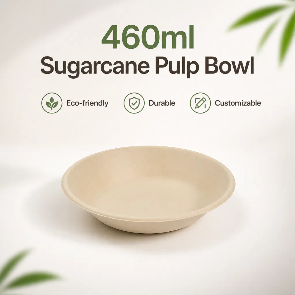 100% biodegradabile in bagassa di canna da zucchero