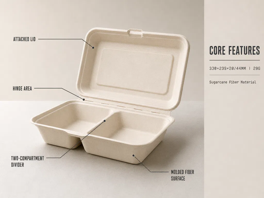 Caixa de comida ecológica