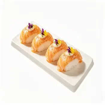 Vassoio per sushi realizzato in canna da zucchero
