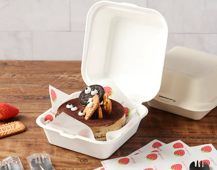 Bagasse Hamburger Box